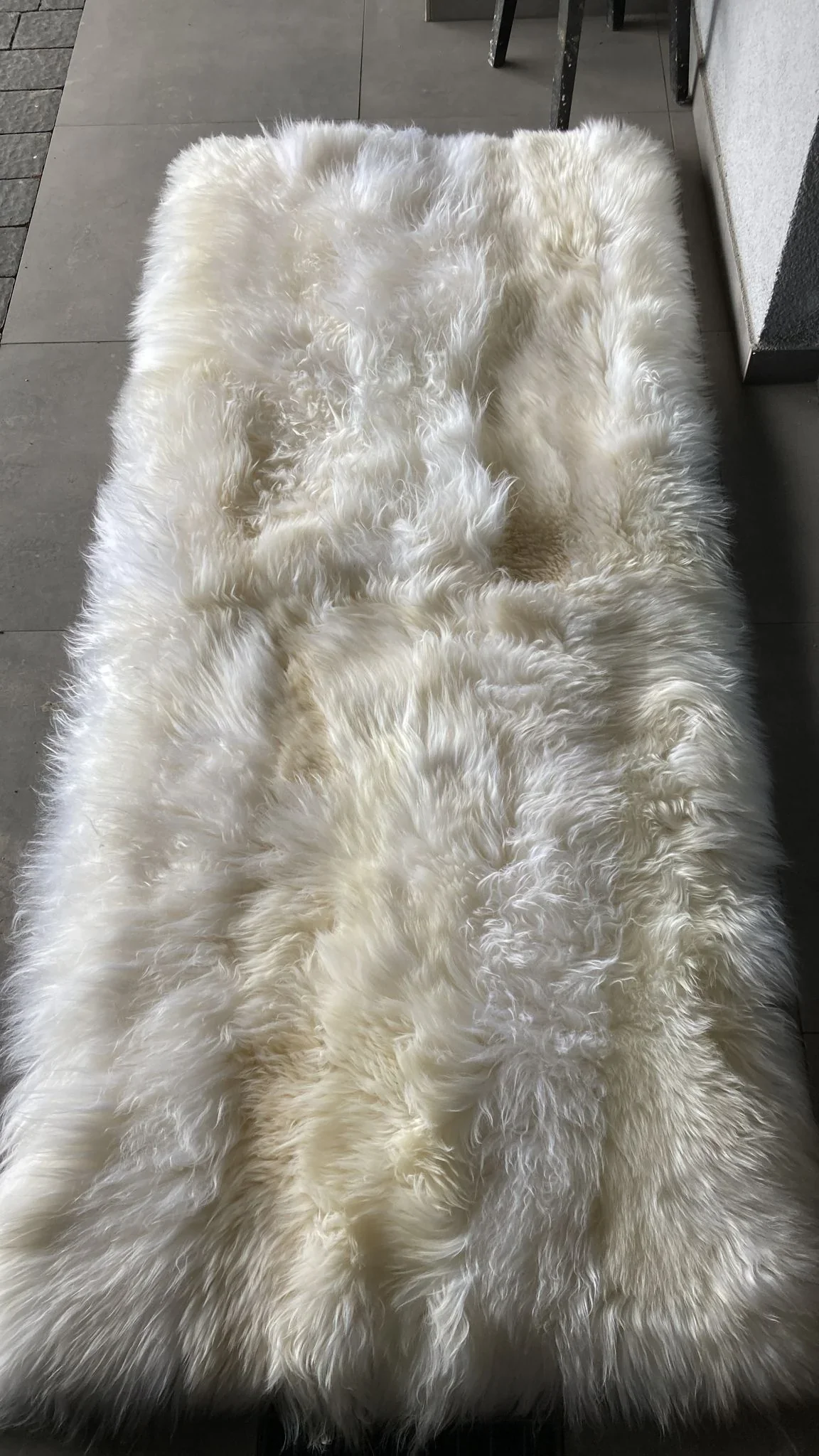 Plush Ivory Sheepskin Area Rug - Image 3