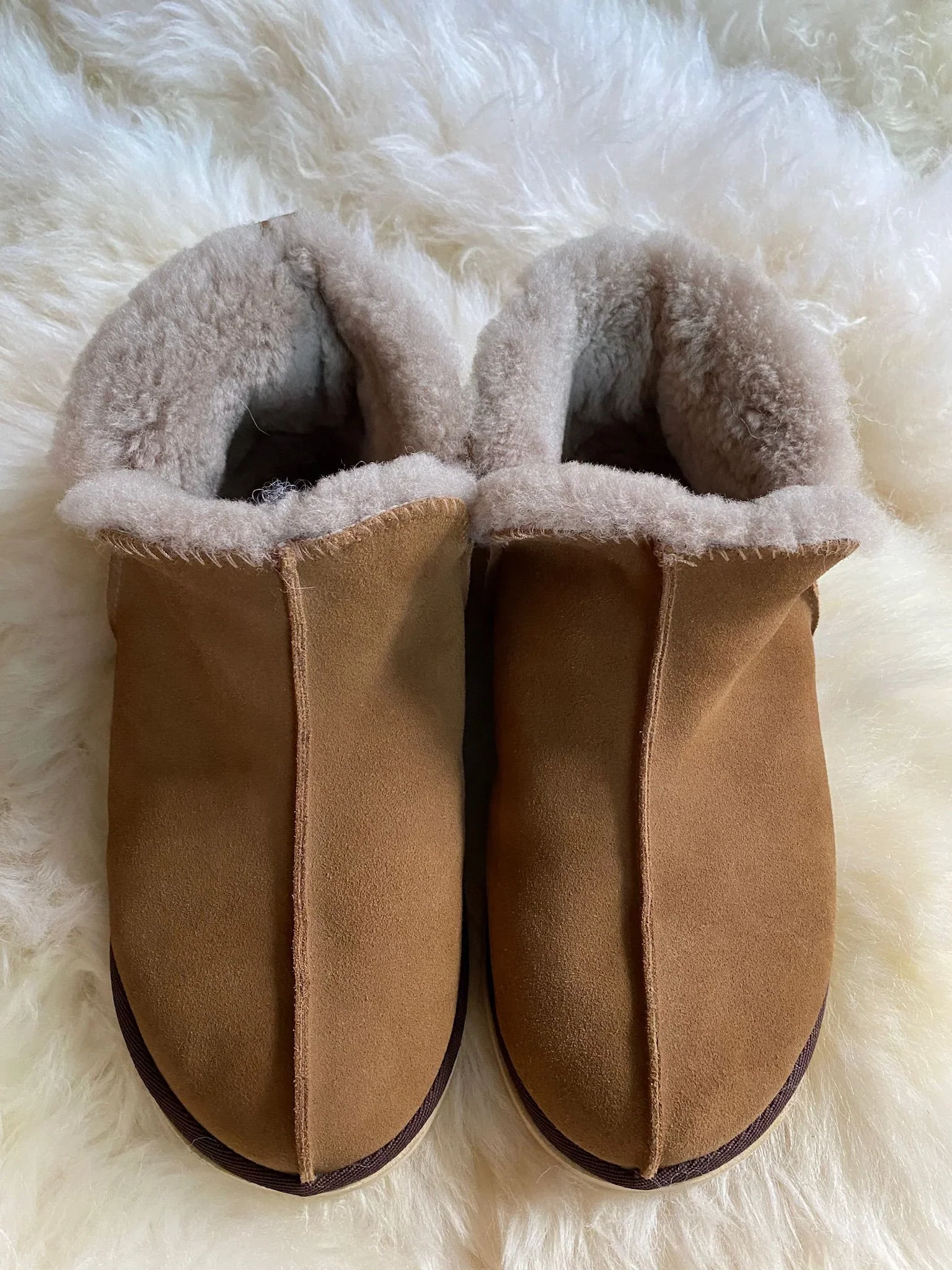 Extra Roomy Genuine Sheepskin Slipper - Image 3