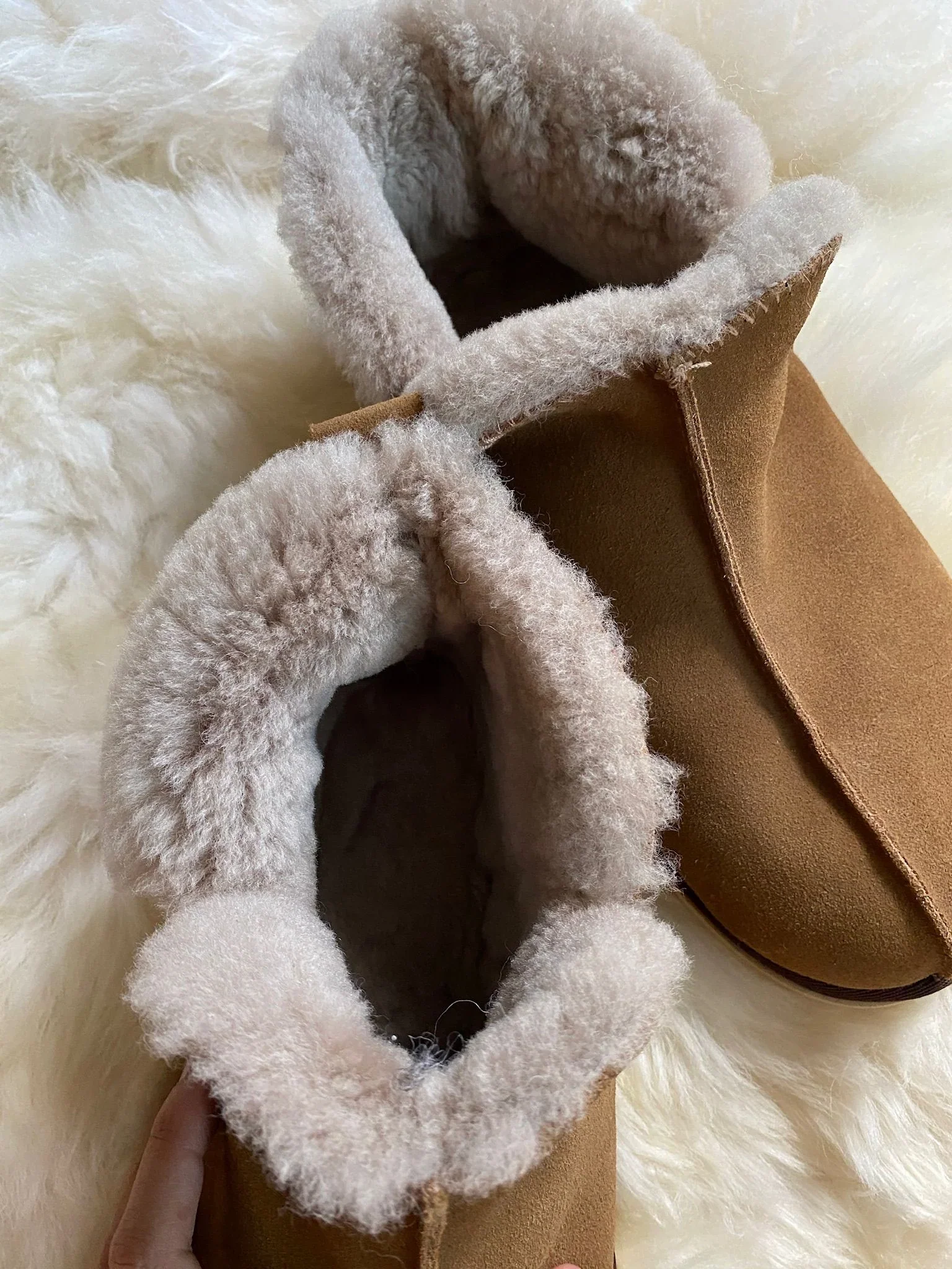 Extra Roomy Genuine Sheepskin Slipper - Image 5