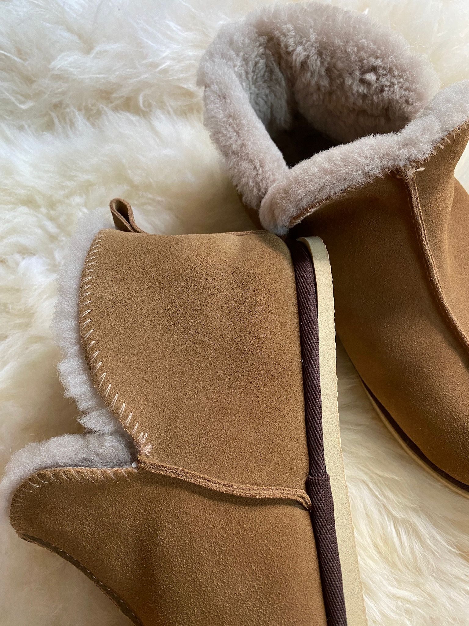 Extra Roomy Genuine Sheepskin Slipper - Image 7