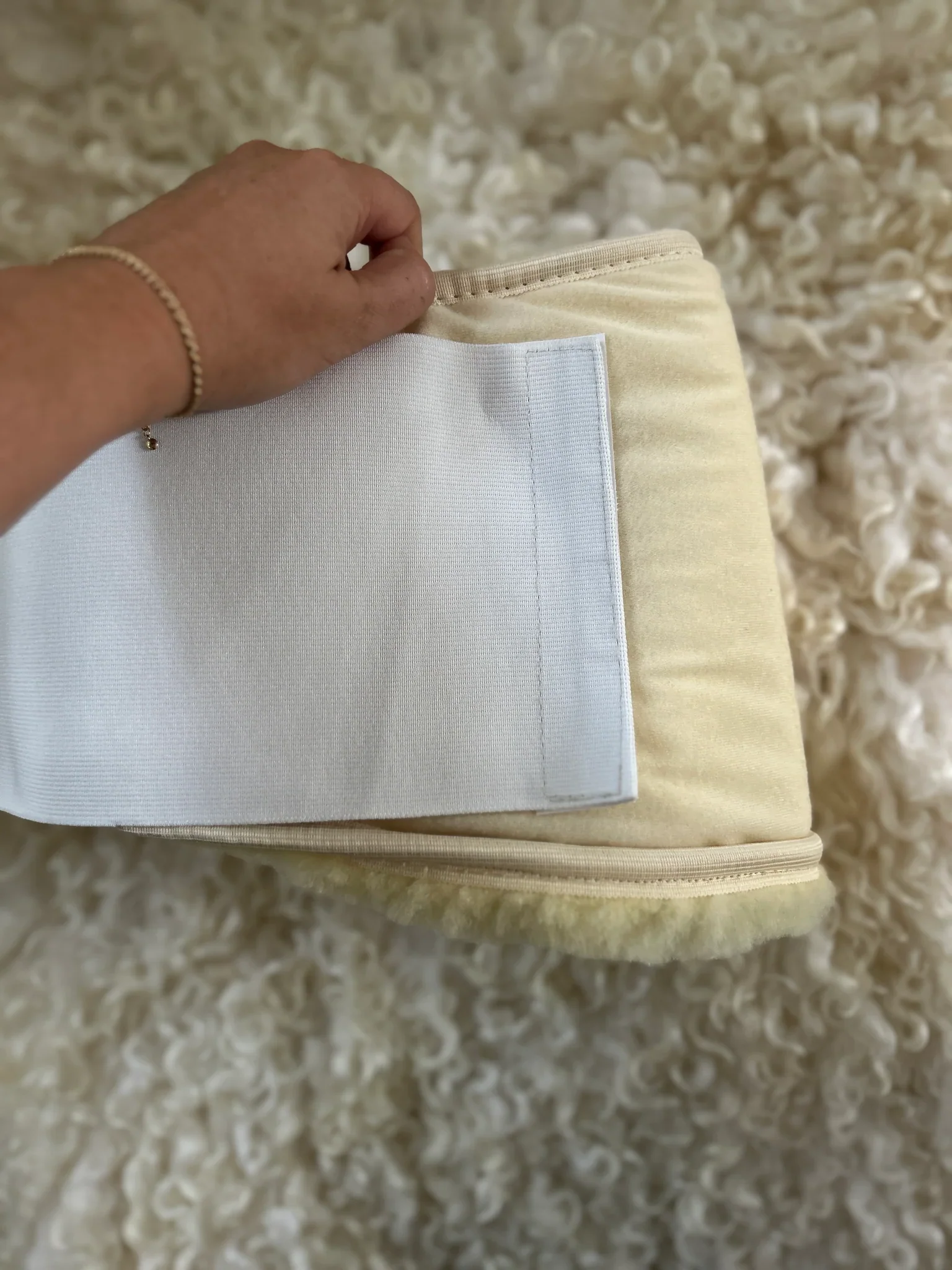 Medical Grade Sheepskin Kidney Warmer and Waist Belt - Image 7