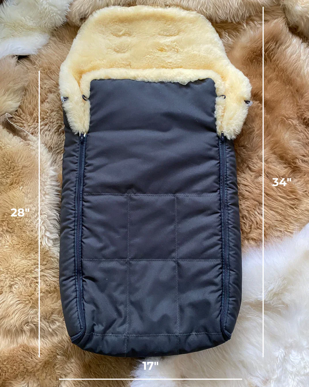 Medical Sheepskin Baby / Toddler Sleeping Bag - Image 10