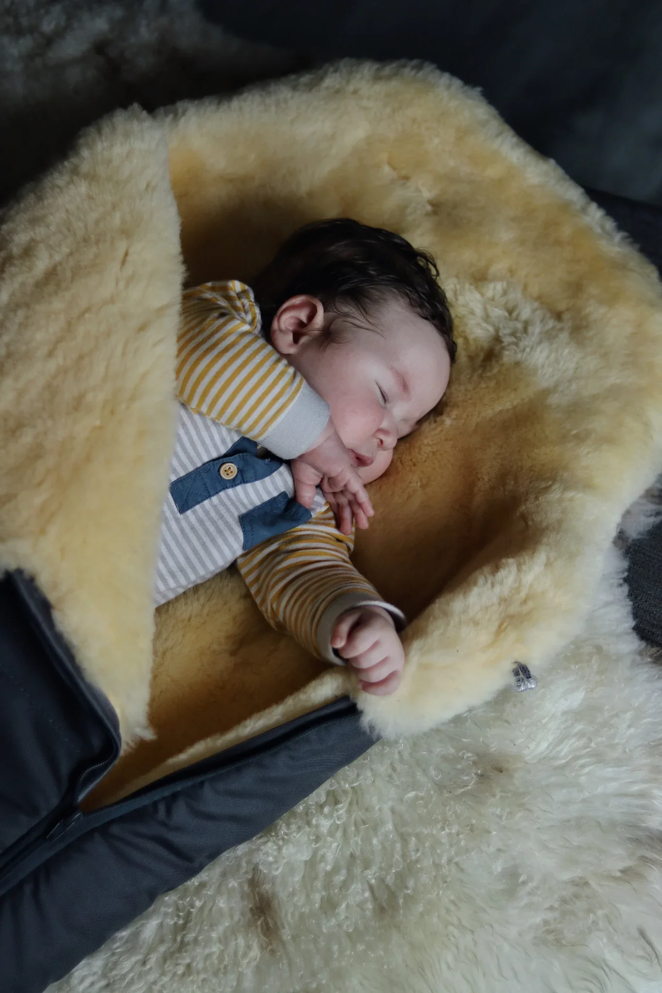 Medical Sheepskin Baby / Toddler Sleeping Bag - Image 4