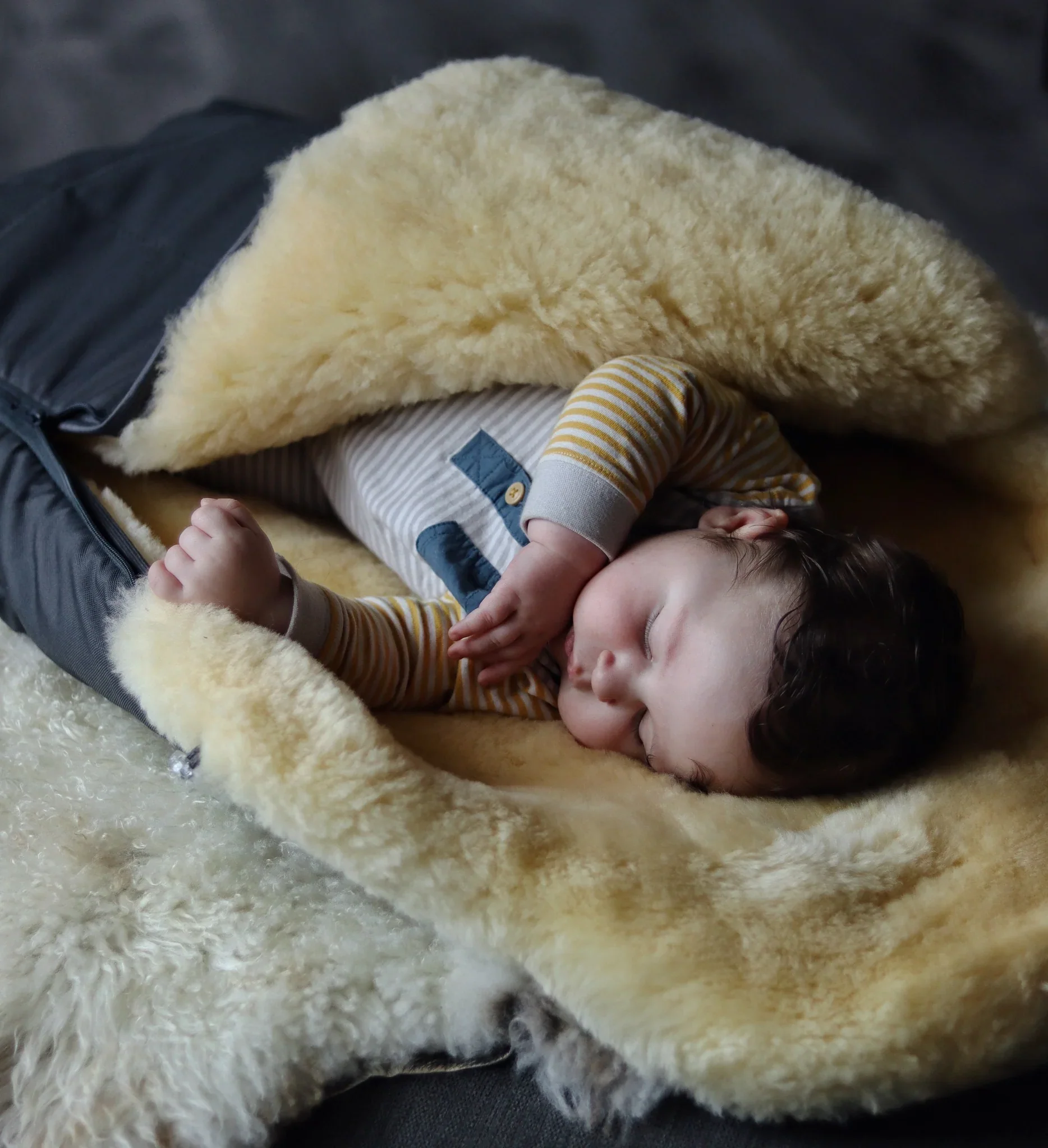 Medical Sheepskin Baby / Toddler Sleeping Bag - Image 5