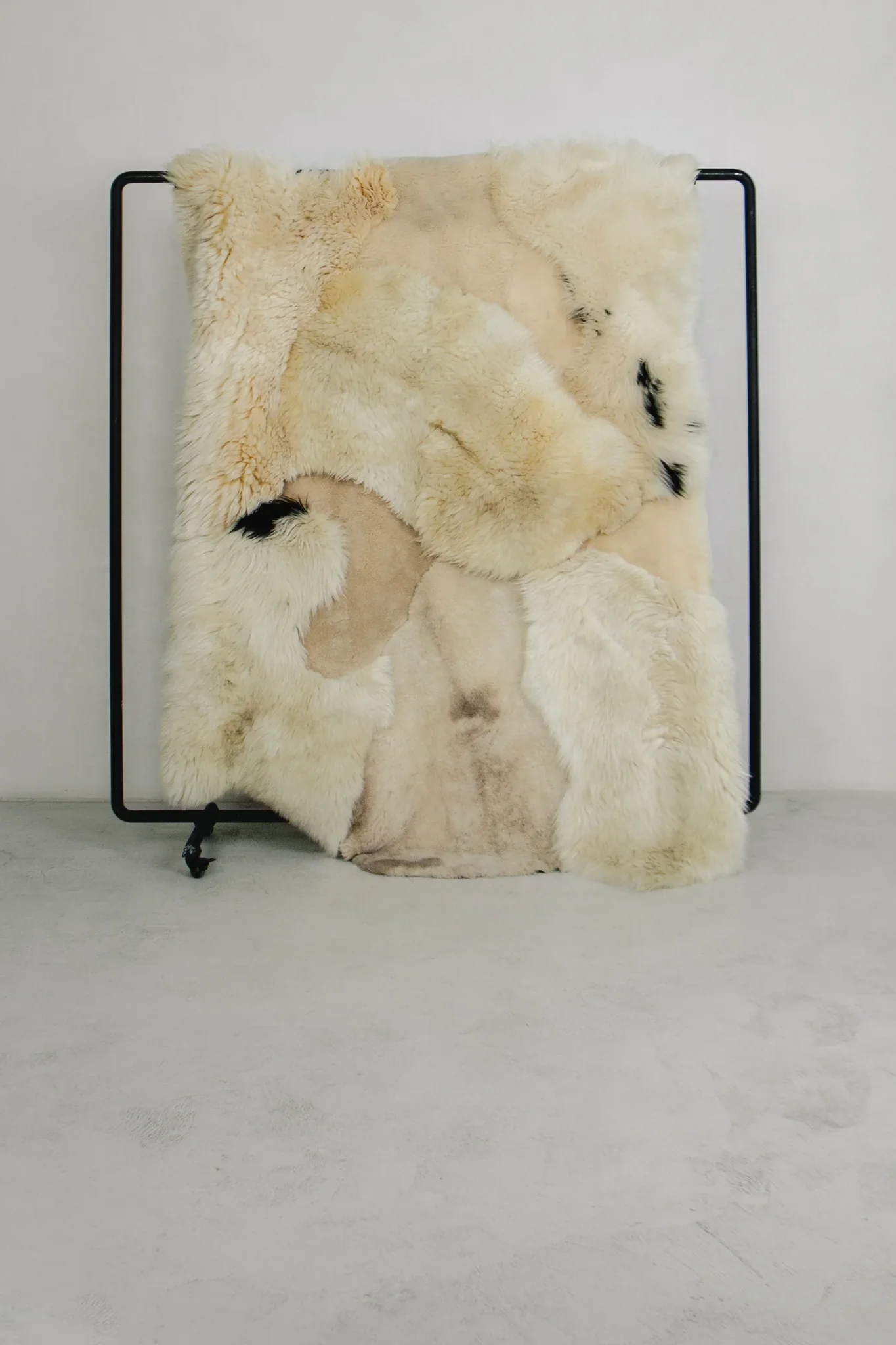 Mixed Textured Sheepskin Rug #2 - Image 4