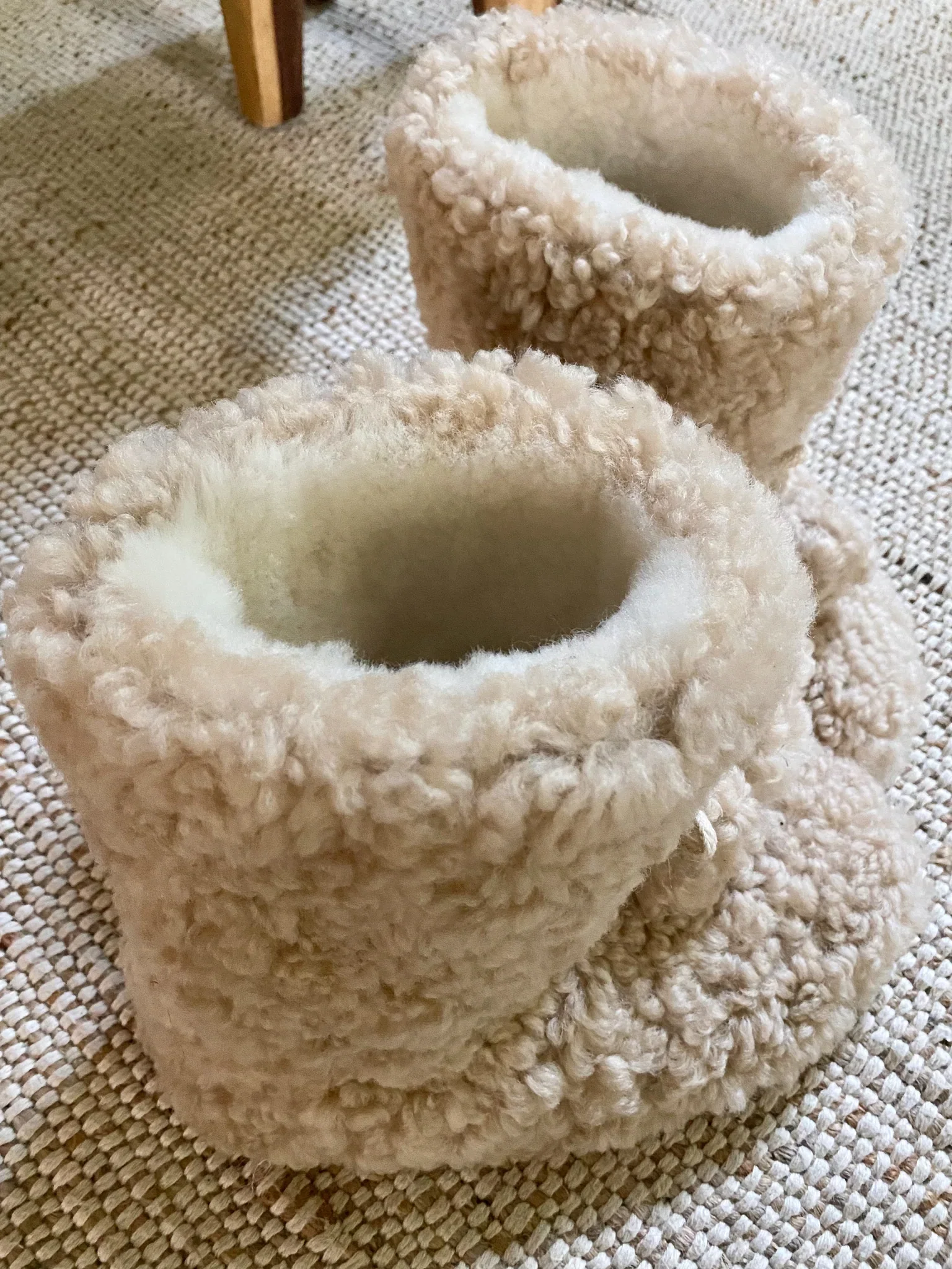 Extra Warm Sheepskin Booties - Image 7