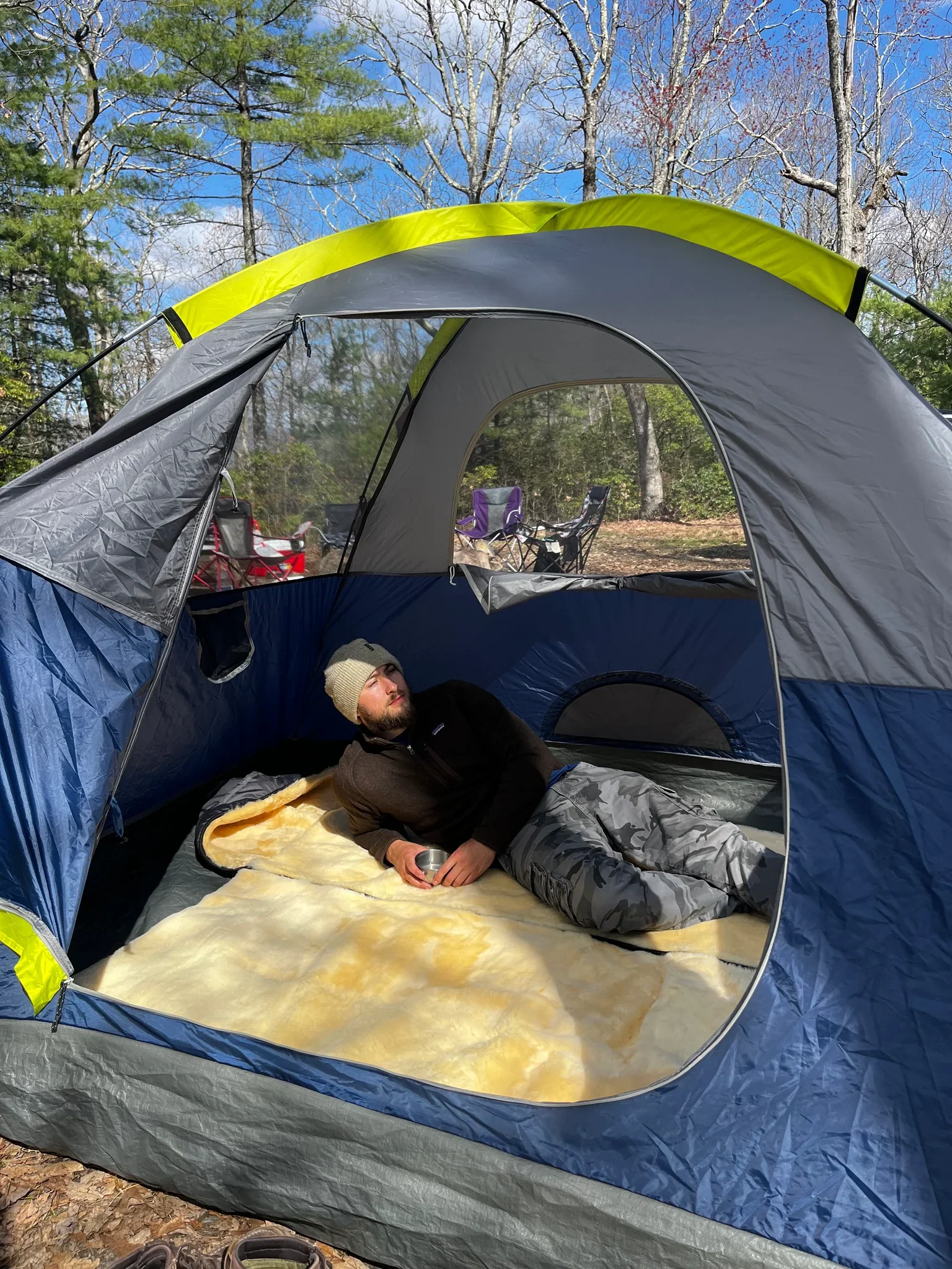Sheepskin Sleeping Bag - Image 4