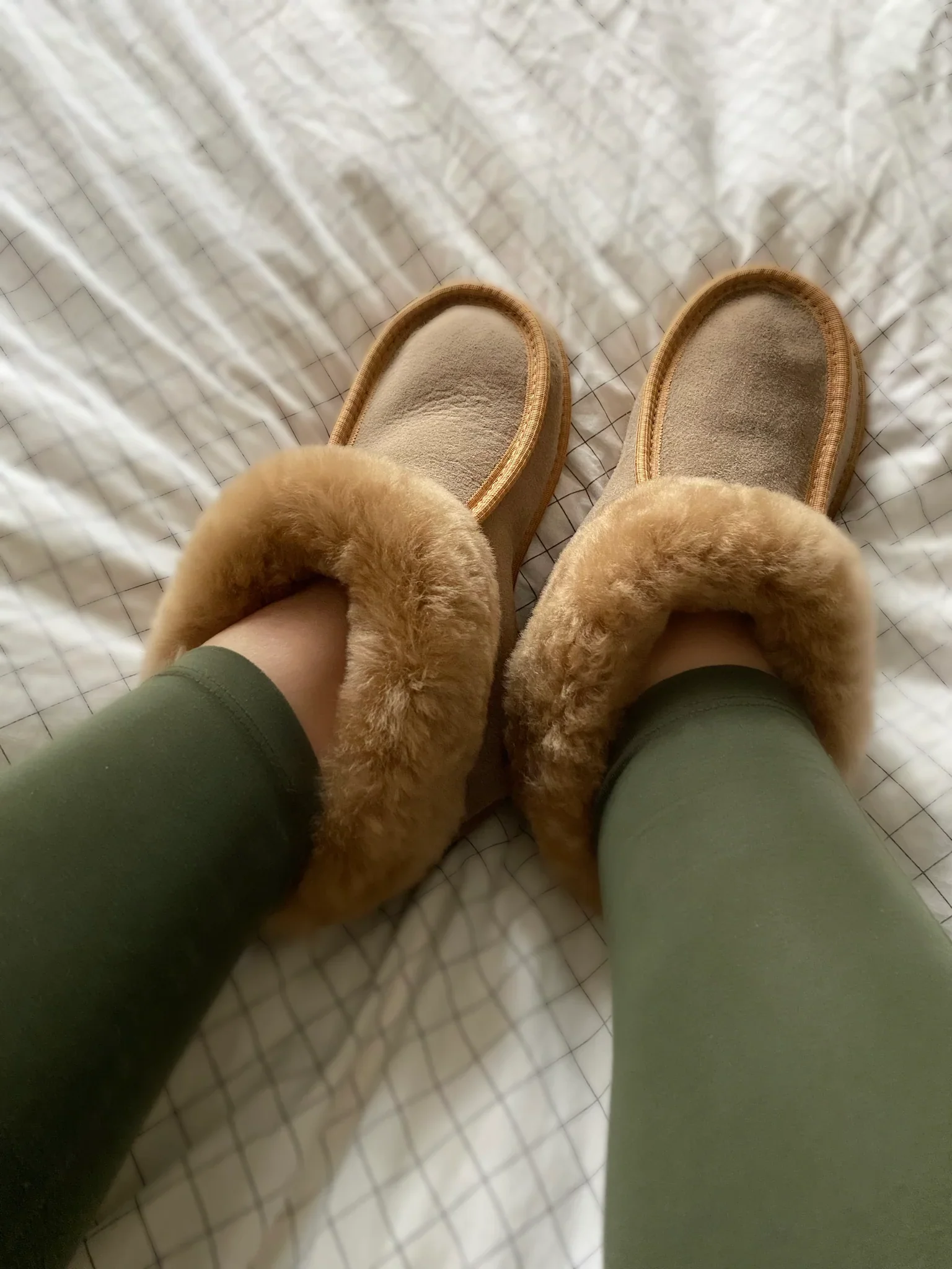 The Classic Slipper: 100% sheepskin in Tan - Image 3