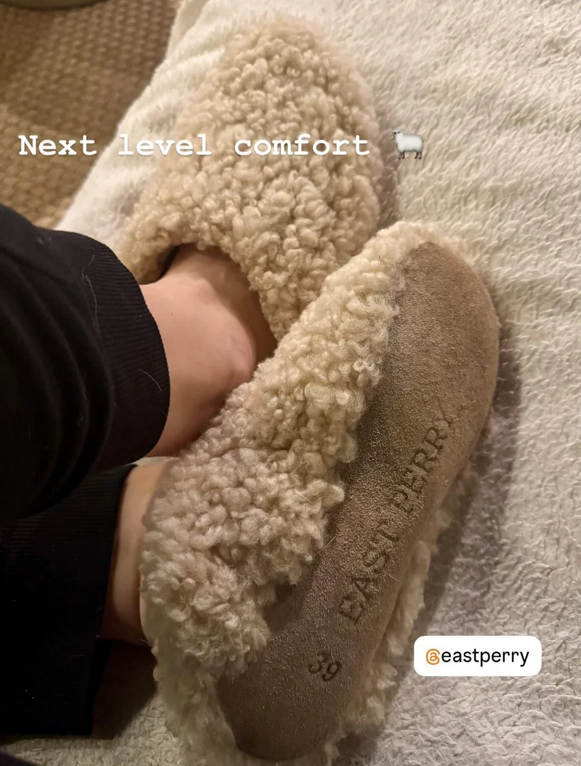 THE EVERYDAY SLIP-ON: TAN SHEARLING SHEEPSKIN - Image 5
