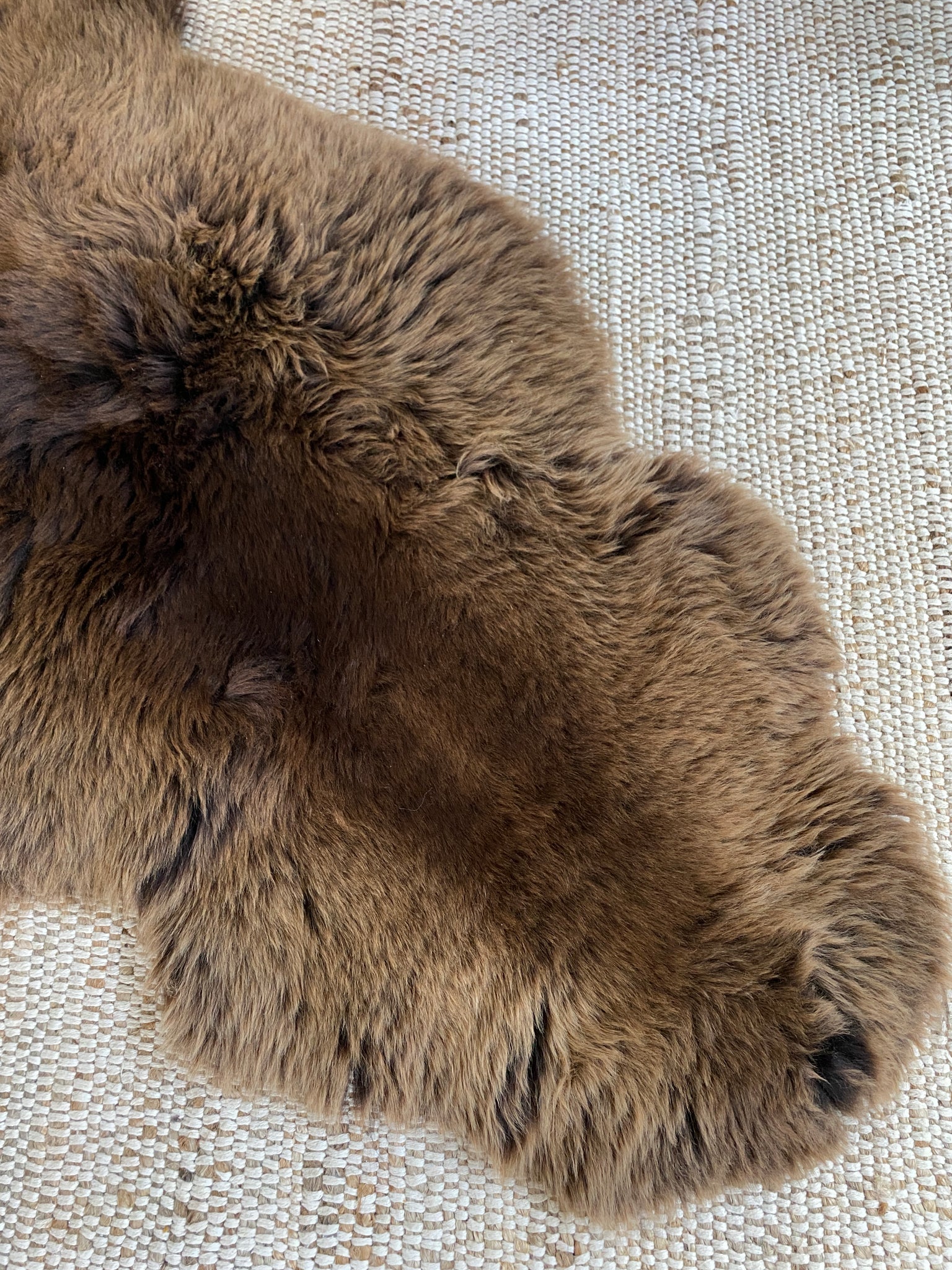 Vibrant Brown Double Sheepskin - Image 4
