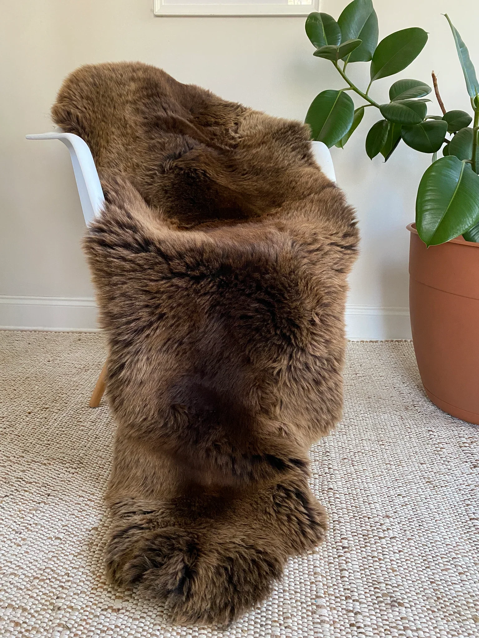 Vibrant Brown Double Sheepskin - Image 6