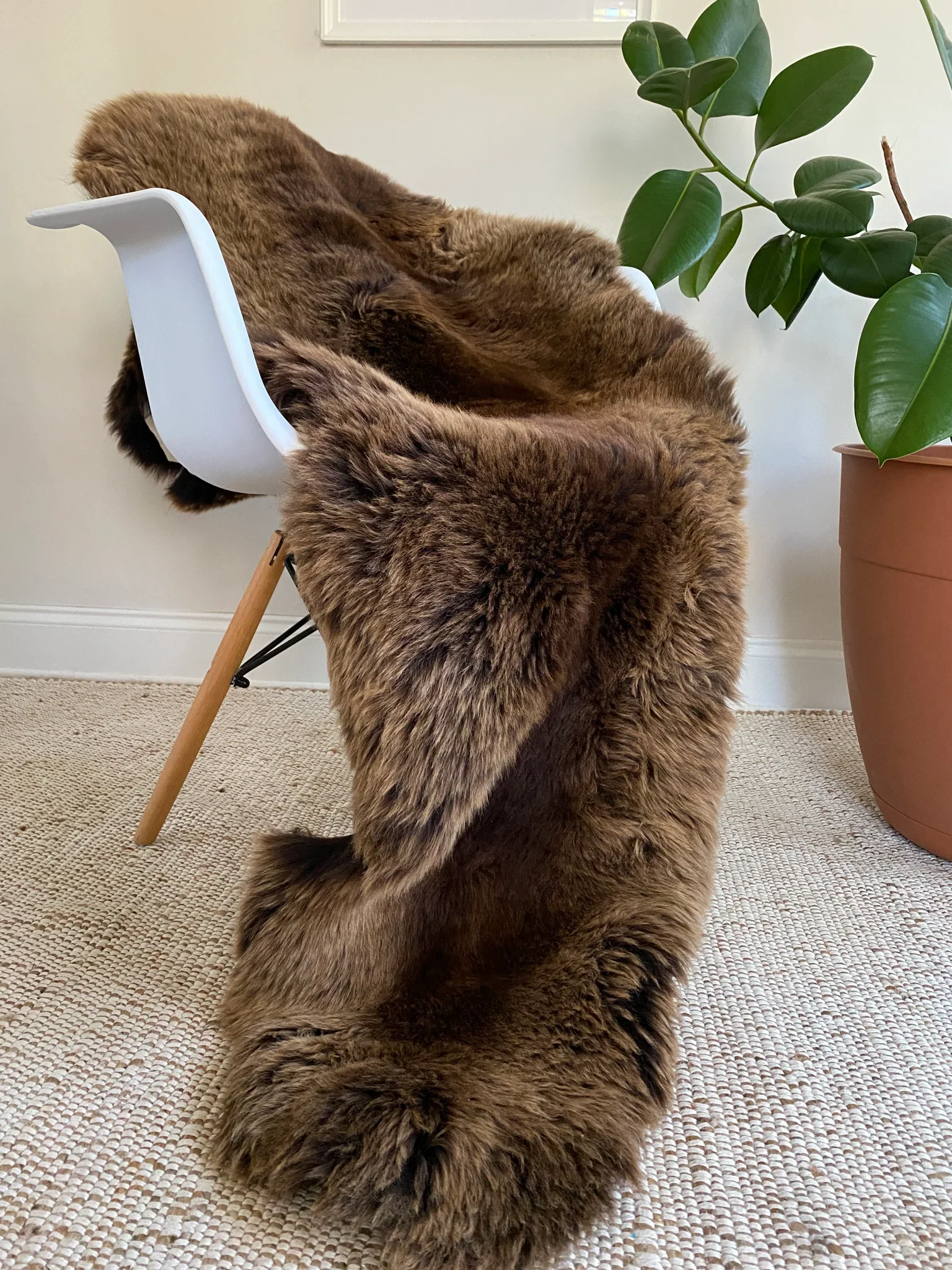 Vibrant Brown Double Sheepskin - Image 7