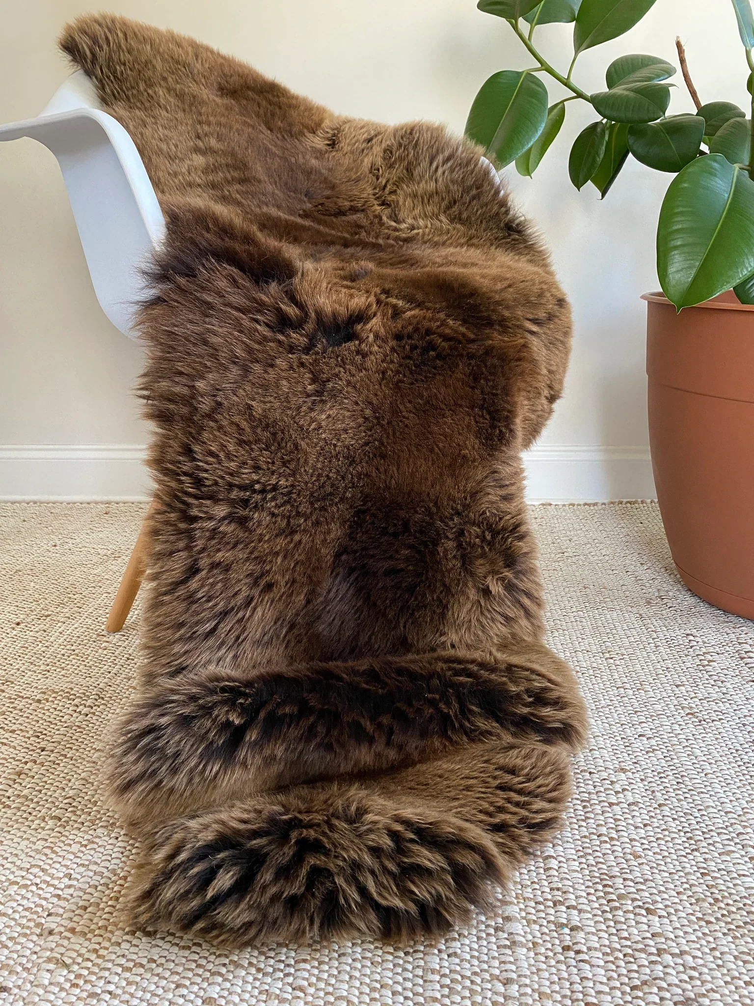 Vibrant Brown Double Sheepskin - Image 8