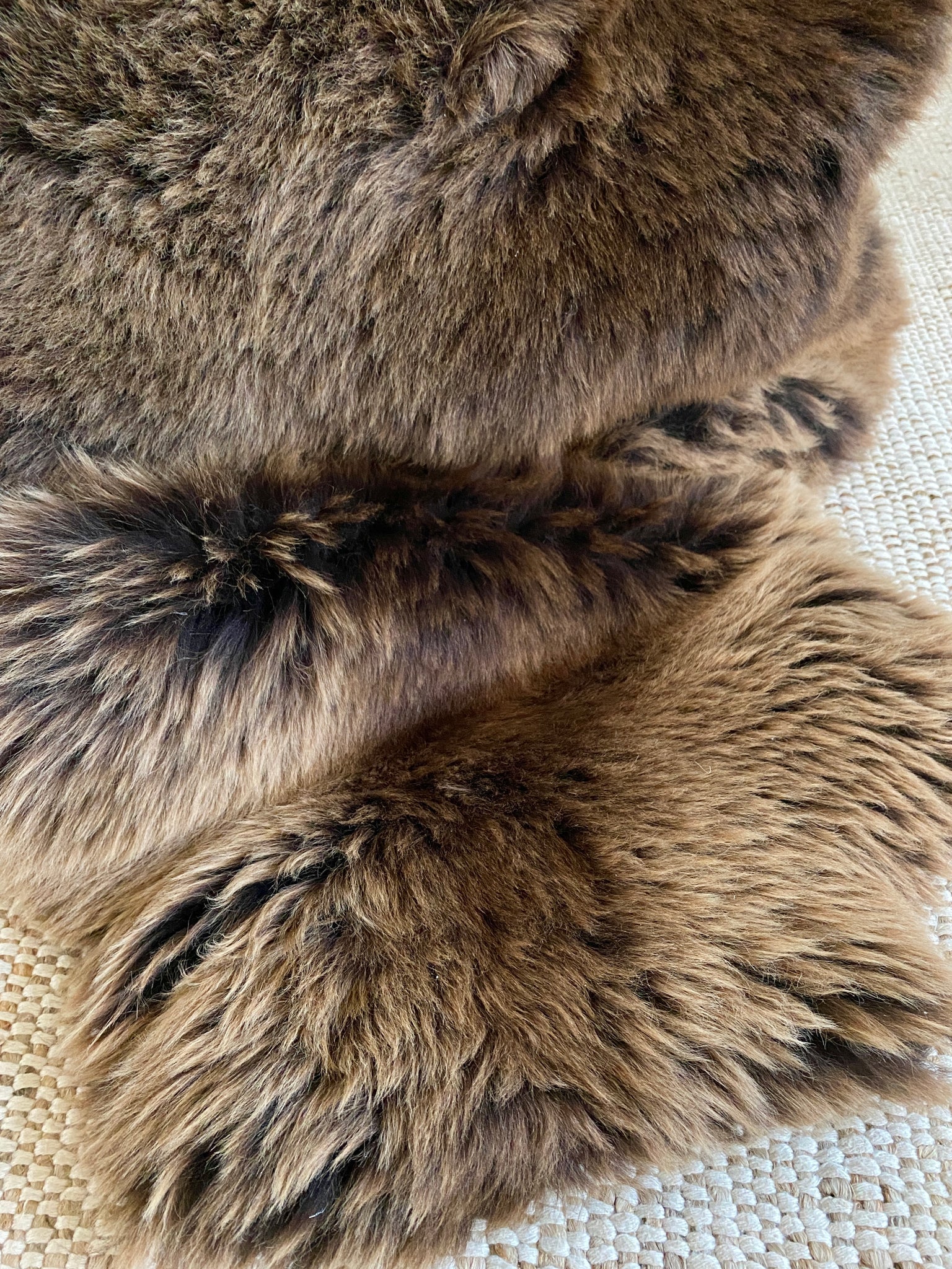 Vibrant Brown Double Sheepskin - Image 9